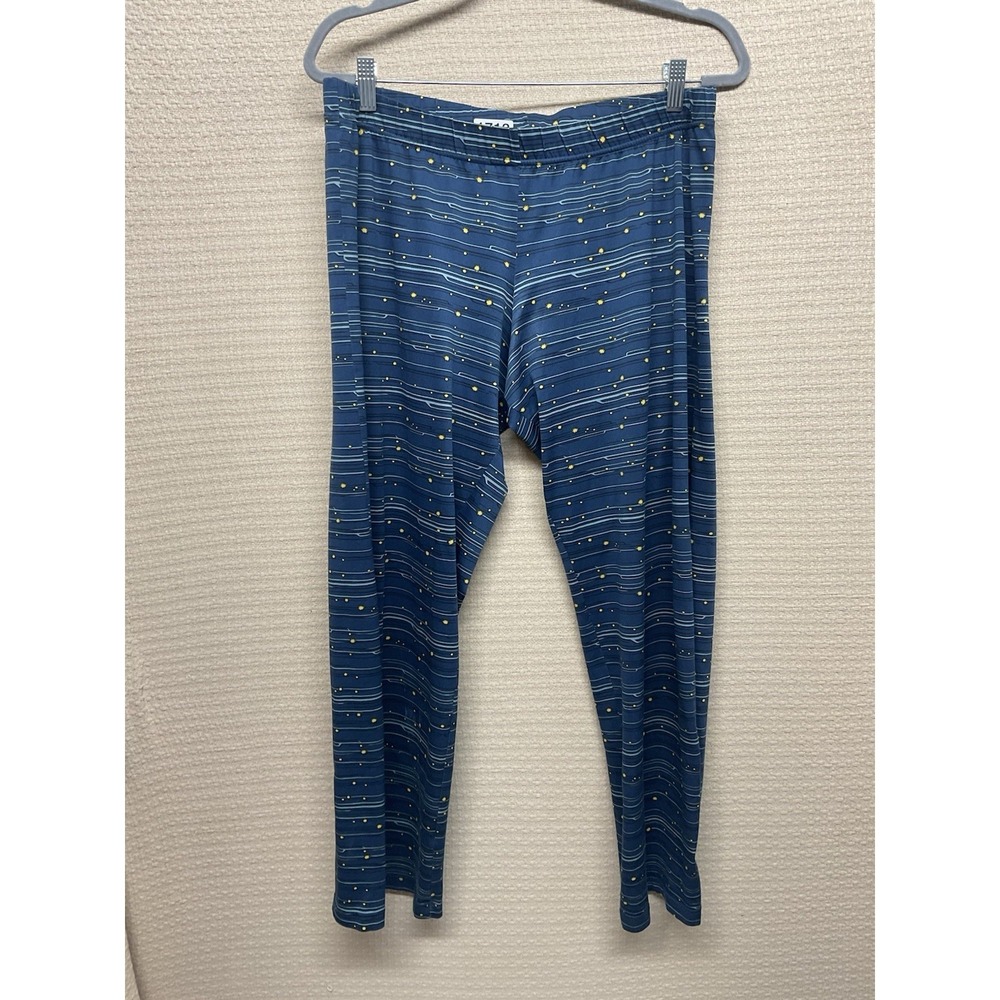 Patagonia Vintage Performance Baselayer Capilene Wide Leg Pants Size L Stars‎